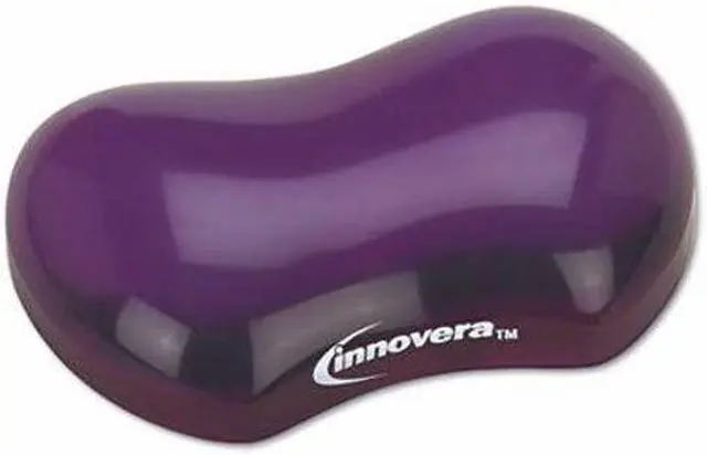 Alt view image 6 of 12 - Innovera Gel Mouse Wrist Rest, Purple 51442