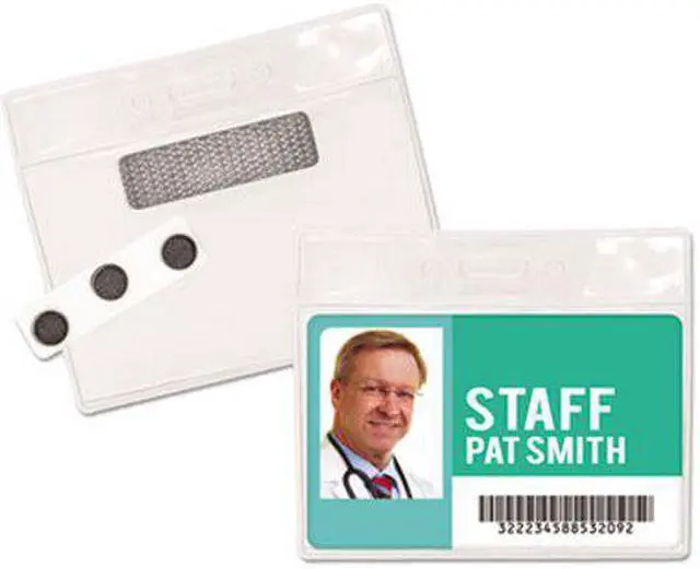 Alt view image 8 of 9 - Advantus Badge,Magnetc,Kit,3x4",20 97071