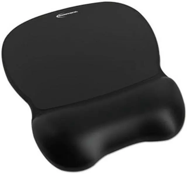 Alt view image 10 of 13 - Innovera IVR51450 Black Gel Mouse Pad with Wrist Rest