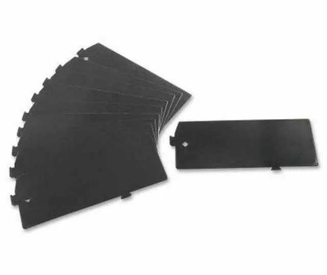 Alt view image 9 of 9 - Lorell Lateral Files Divider Kit 10/BX Black 60564