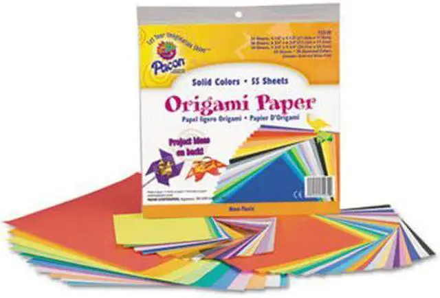 Alt view image 7 of 8 - Pacon Origami Paper, 30lb, 9.75 X 9.75, Assorted Bright Colors, 55/Pack 72230