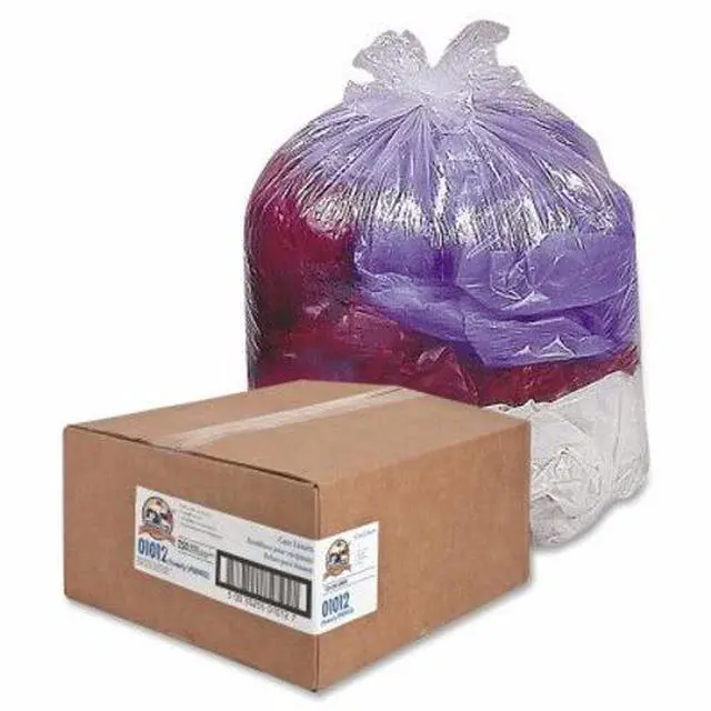 Alt view image 10 of 10 - Genuine Joe Trash Can Liners 30 Gallon .6Mil 30"x36" 250/CT Clear 01012