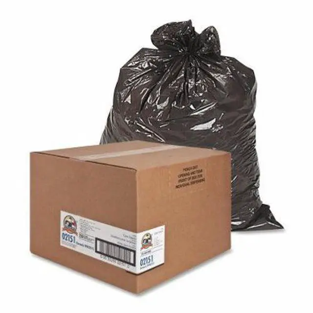 Alt view image 14 of 14 - Genuine Joe Two-Ply Can Liner 40-45Gal 0.7mil 40"x46" 250/PK BNBK 02151