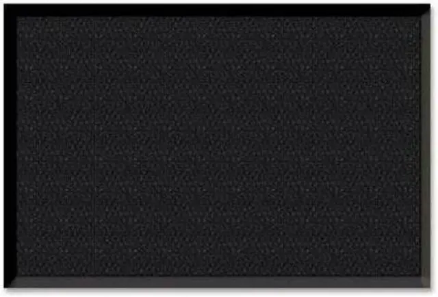 Alt view image 2 of 3 - Genuine Joe UltraGuard Berber Traffic Mat, 36"x60", Charcoal Black (GJO02402)