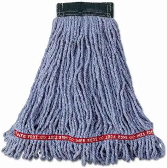 Alt view image 3 of 7 - Rubbermaid Side Gate Synthetic String Mop Head, Blue FGA25206BL00