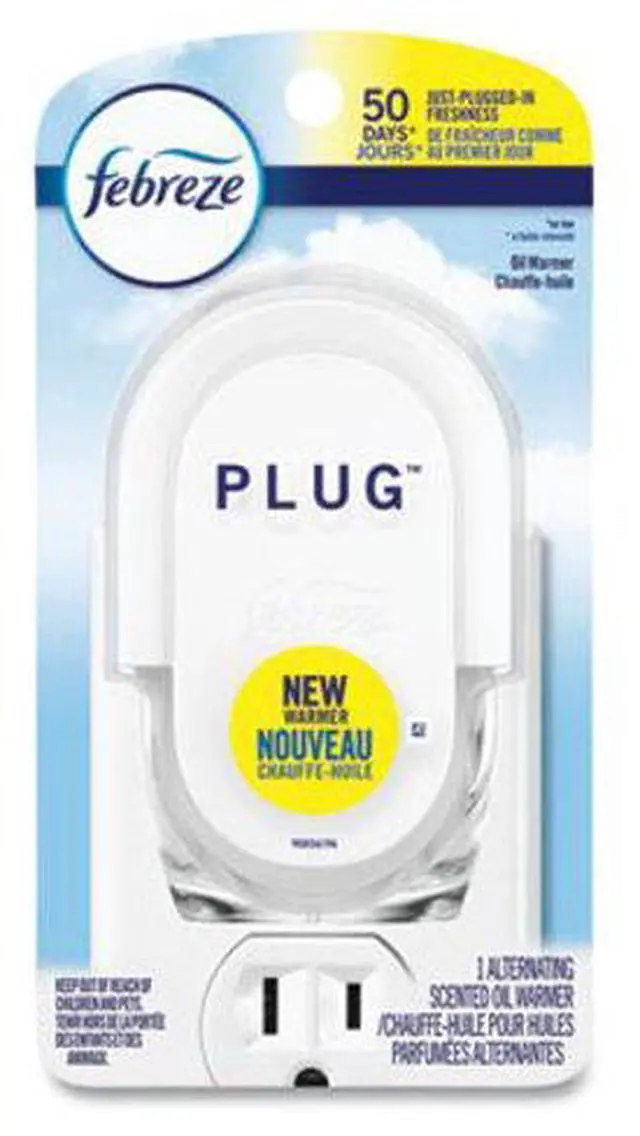 Alt view image 8 of 13 - Febreze PLUG Air Freshener Warmer 2.5" x 3" x 4" Off White 76985EA