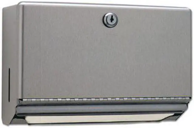 Alt view image 6 of 7 - Bobrick - B-26212 - Surface-Mounted Paper Towel Dispenser, Stainless Steel, 10 3/4 x 4 x 7 1/16
