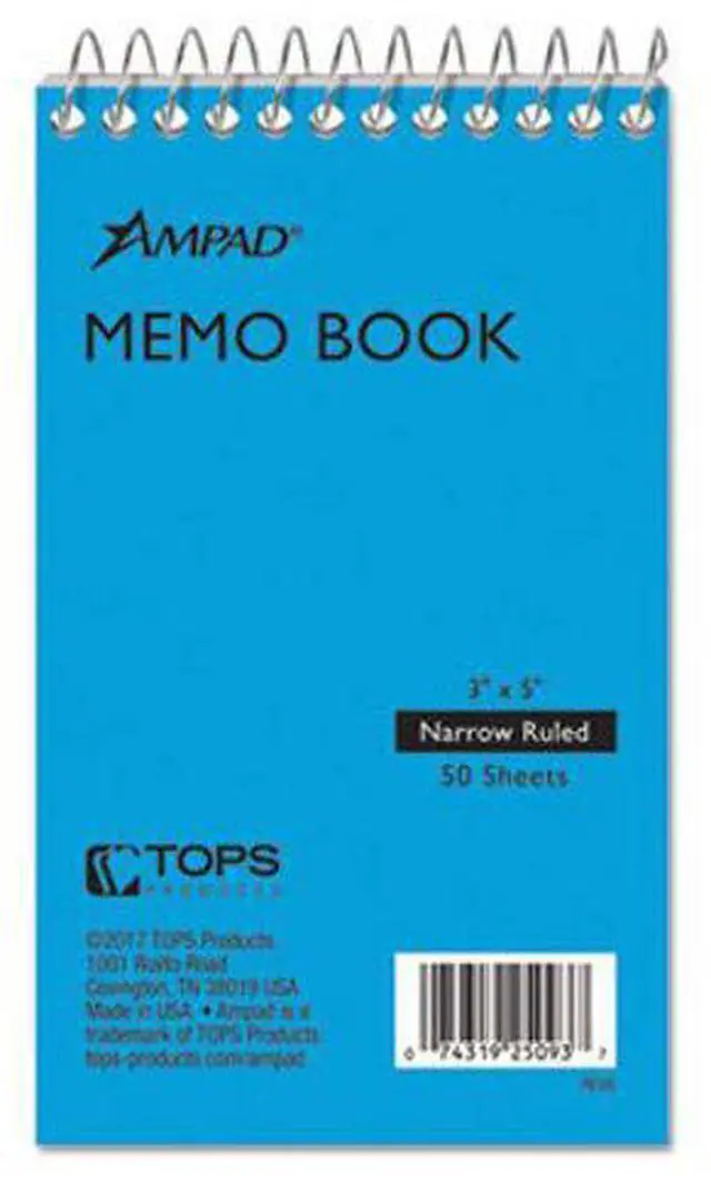 Alt view image 2 of 6 - Ampad Pocket Size Memo Notebook