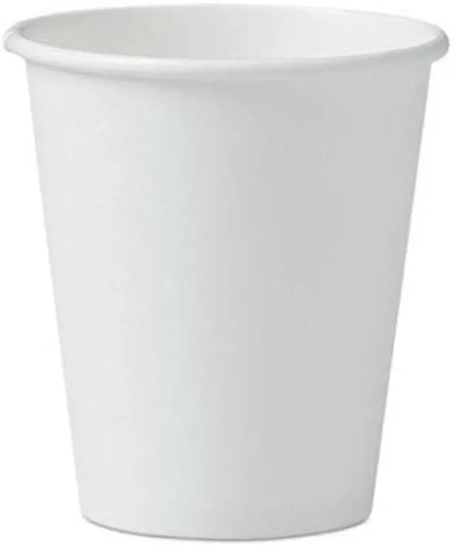 Alt view image 2 of 3 - Solo Paper Hot Cups 6oz. 1000/CT White 376W2050