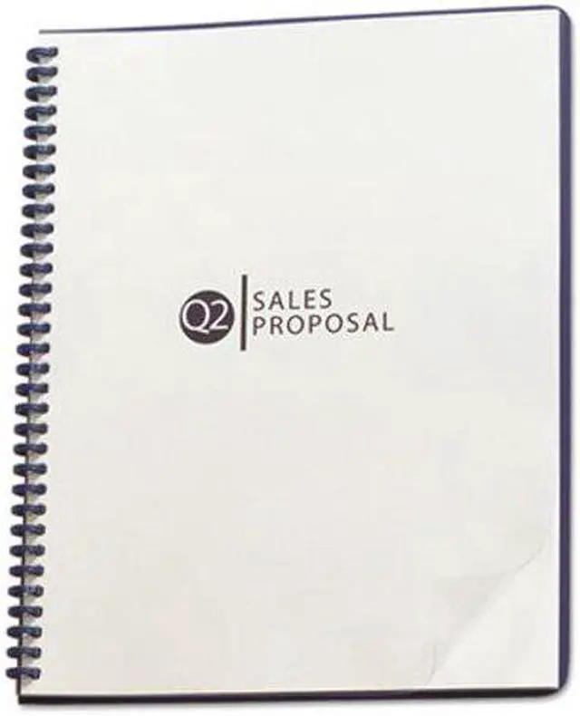 Alt view image 3 of 5 - GBC ProClick Pre-Punched Clear Binding System Cover Letter 25/Pack 2020040