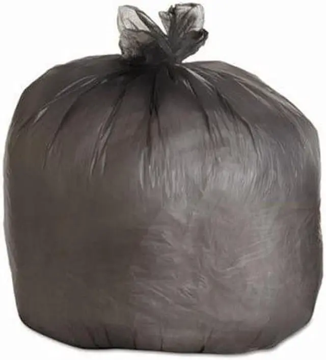 Alt view image 6 of 6 - High-Density Can Liners, 40 x 46, 40-45gal, 19mic Equivalent, Black, 6/Carton BWK404622BLK