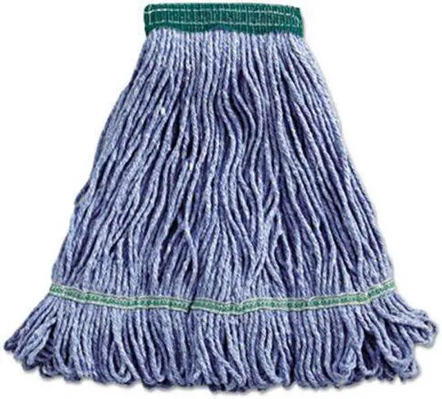 Alt view image 15 of 20 - Boardwalk Super Loop Wet Mop Head Cotton/Synthetic Medium Size Blue 502BLEA