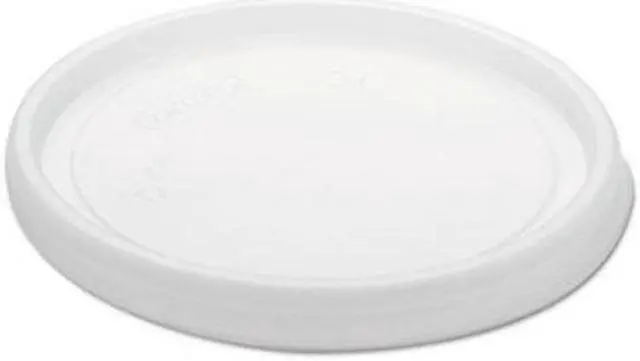 Alt view image 4 of 4 - Dart Non-Vented Cup Lids f/6 oz Cups 2 3-1/2 4 oz Food Containers Plastic Trans.