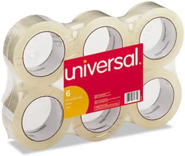 Alt view image 6 of 10 - Universal General-Purpose Box Sealing Tape 48mm x 100m 3" Core Clear 6/Pack