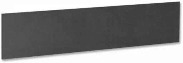 Alt view image 4 of 6 - Lorell Essentials Series Hutch Tackboards - 16.50" Height x 56.75" Width - Black Fabric Surface - Laminated - 1 / Each