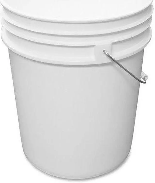 Alt view image 2 of 6 - Impact Utility Bucket w/Lid, Polyethylene, 5gal, White 5515
