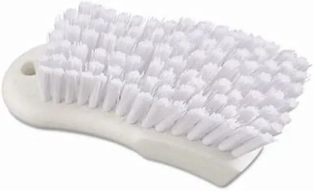 Alt view image 8 of 11 - Boardwalk Scrub Brush White Polypropylene Fill 6" Long White FSCBWH
