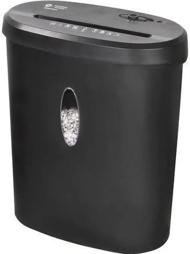 Alt view image 2 of 5 - Business Source Shredder P3 Cross-cut 12-sheet Cap 14-3/8"x7-3/4"x17" BK 70121