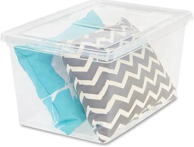 Alt view image 5 of 7 - Iris Deep Modular Snap-Tight Lid 68Qt 6/CT Clear 200450