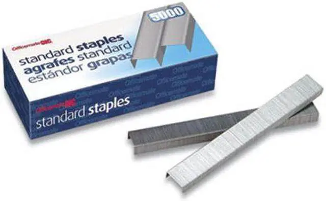 Alt view image 13 of 13 - Officemate Staples Standard Chisel Point 5000 Staples/Box 91900
