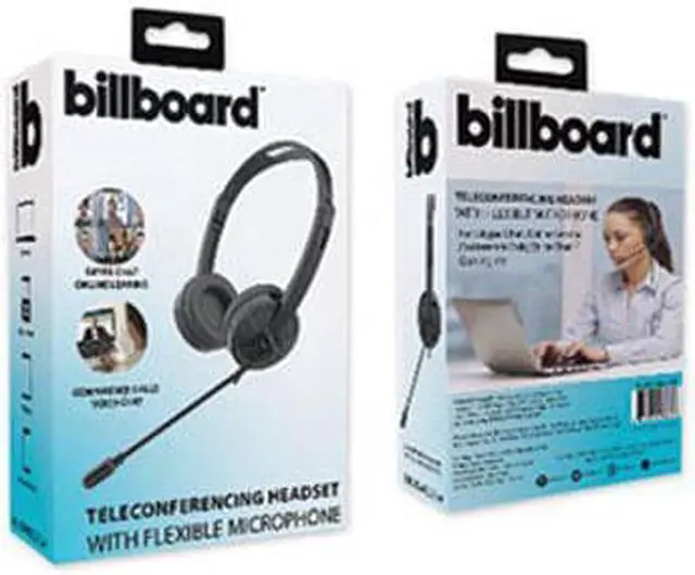 Alt view image 9 of 9 - Telecom Headset, Binaural, Over the Head/Behind the Head, Black BB2948