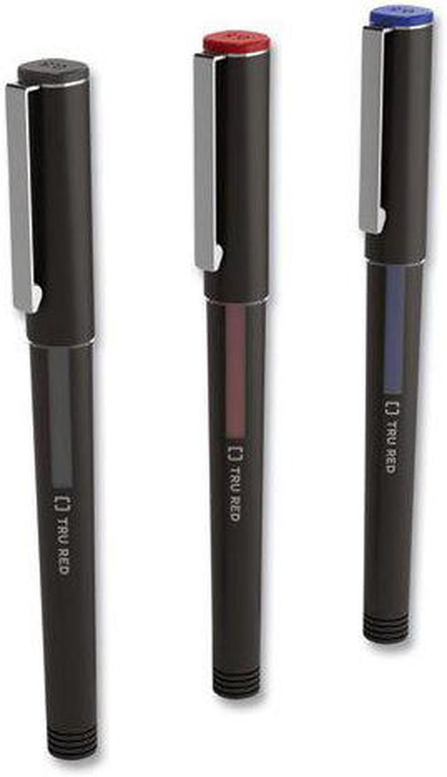 Roller Ball Pen, Stick, Fine 0.5 mm, Assorted Ink and Barrel Colors, 3/Pack Roller Ball Pen, Stick, Fine 0.5 mm, Assorted Ink and Barrel Colors, 3/Pack