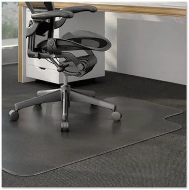 Alt view image 9 of 20 - Alera ALEMAT4553CLPR Studded Chair Mat for Low Pile Carpet, 45 x 53, Clear