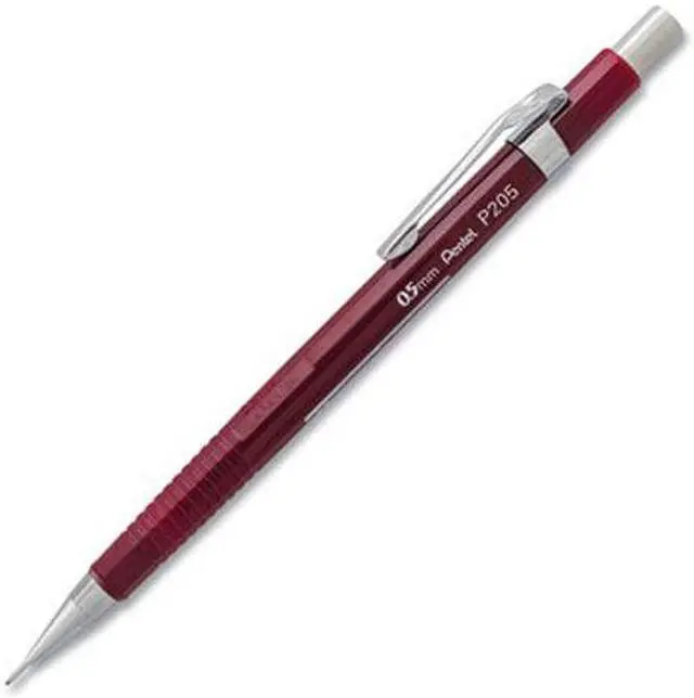 Alt view image 7 of 8 - Pentel Sharp Mechanical Drafting Pencil 0.5 mm Burgundy Barrel P205B