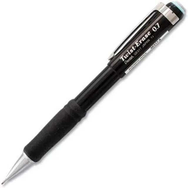 Alt view image 6 of 11 - Pentel Twist-Erase III Mechanical Pencil 0.7 mm Black Barrel QE517A