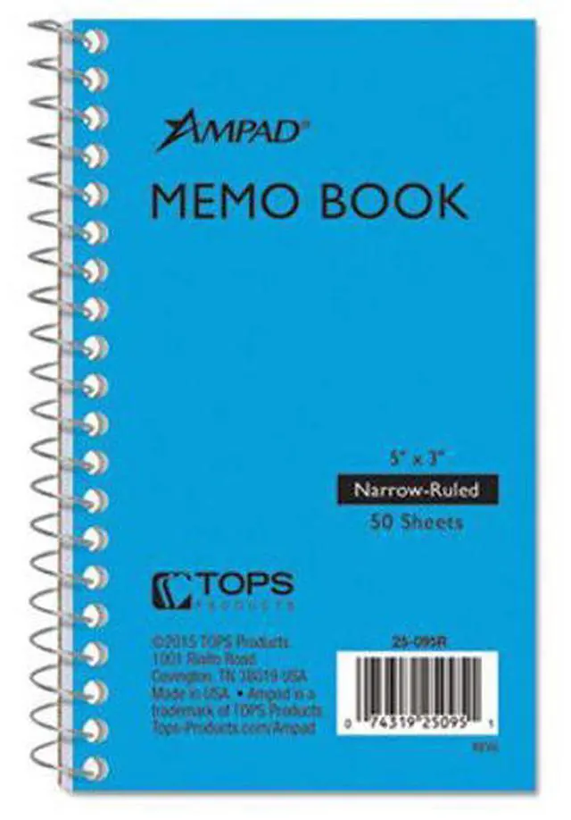 Alt view image 3 of 6 - Ampad Pocket Size Memo Notebook