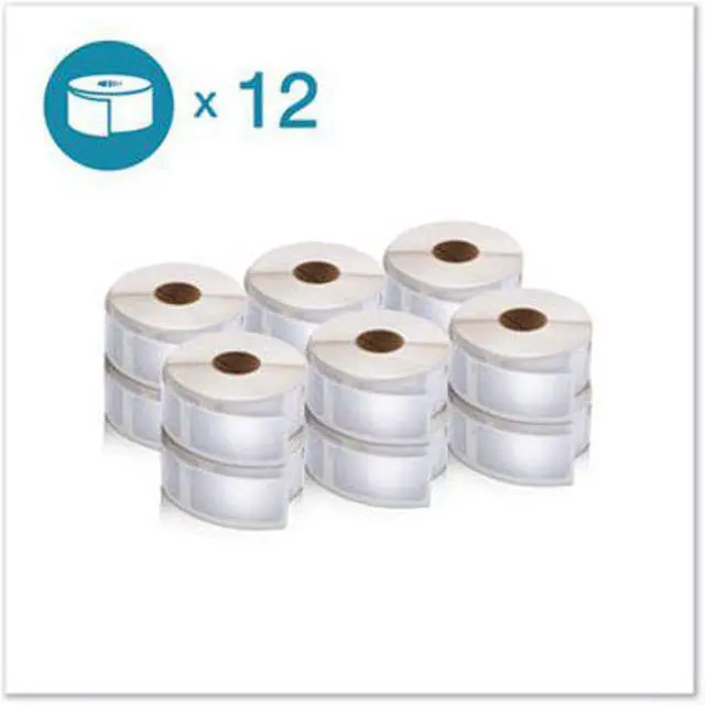 Alt view image 5 of 11 - Dymo LabelWriter 2-1/8"W Labels - 1" Height x 2 1/8" Width - Rectangle - Direct Thermal - White - 500 / Pack