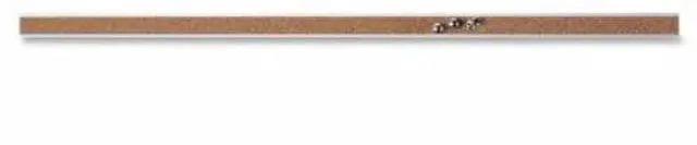 Alt view image 5 of 5 - Lorell Cork Bulletin Bar 48" Self-Sealing Strip Aluminum 49535
