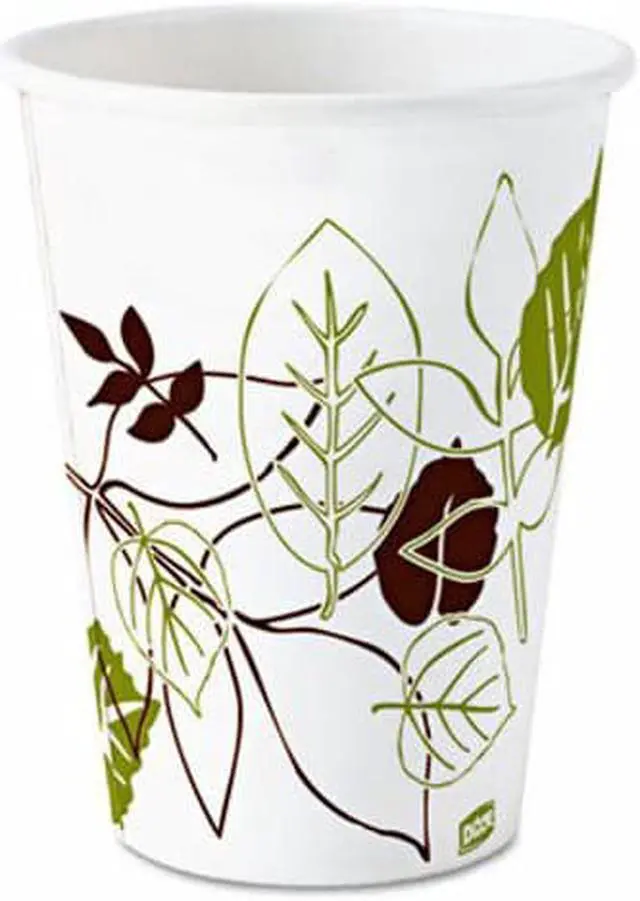 Main image of Dixie Pathways Paper Hot Cups, Polylined, 8 oz, 500/Carton (DXE2338WSCT)