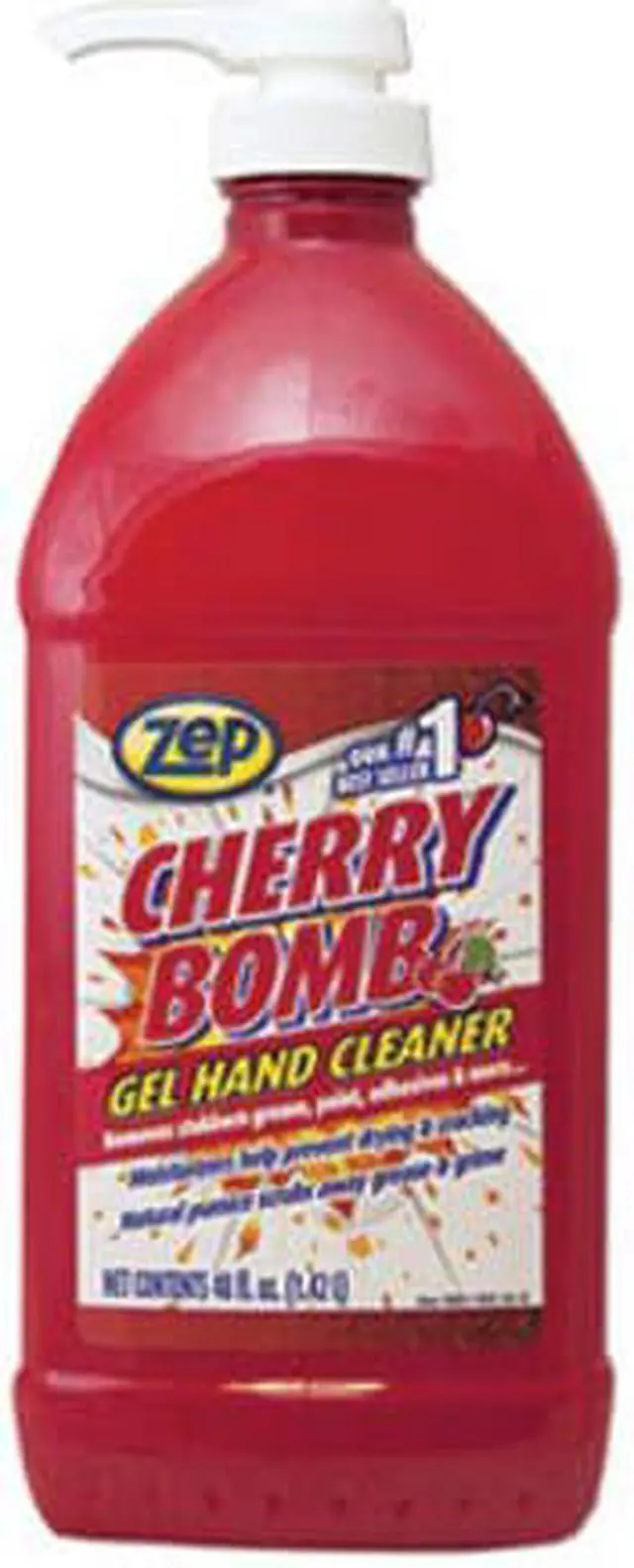 Alt view image 5 of 7 - ZEP R57116 Cherry Bomb Hand Cleaner, 48 oz.