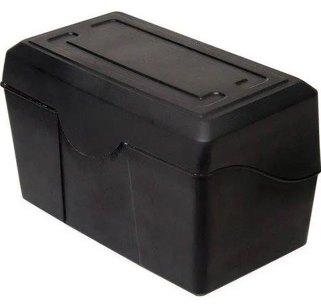 Alt view image 6 of 6 - Advantus Corp. AVT45003 Index Card Holders- 5in.x8in.- Black