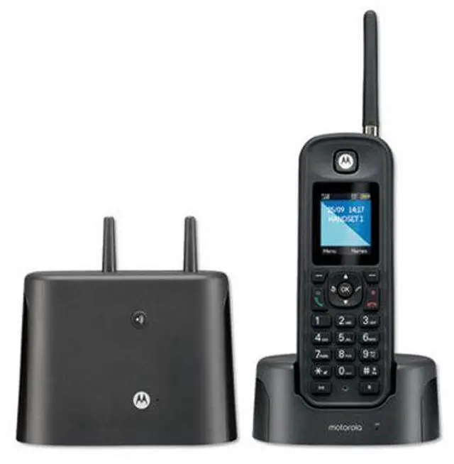 Alt view image 11 of 16 - motorola o211 indoor/outdoor digital cordless phone with answering machine