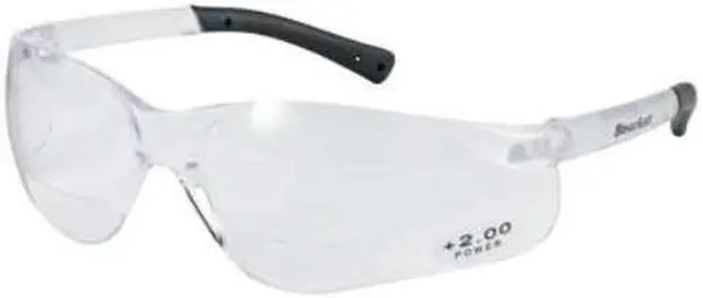 Alt view image 9 of 12 - Crew Bearkat Safety Glasses, Magnifier 2.0 Dioper, Clear Lens 1 EA