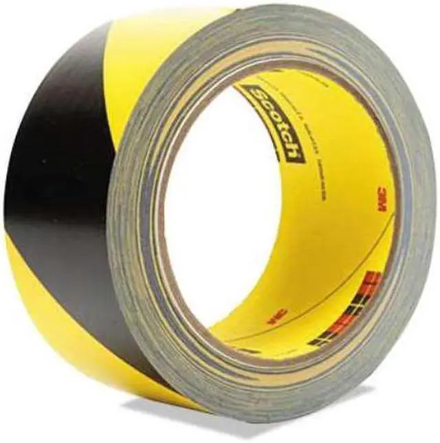 Alt view image 15 of 20 - Safety Stripe Tape 5700, 3 in X 36 Yd, Black/Yellow