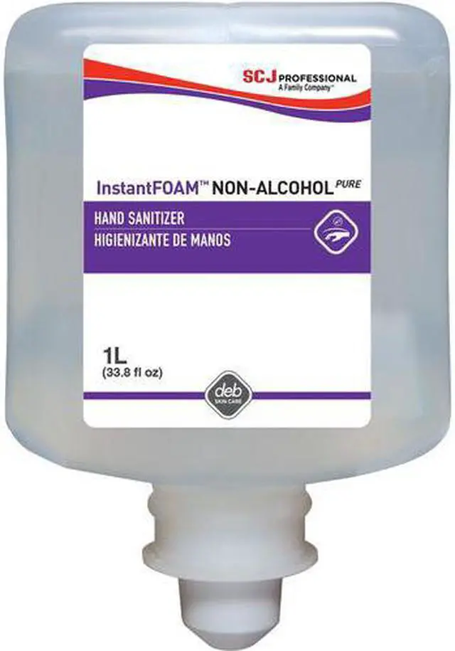 Main image of SC Johnson Hand Sanitizer, Foam, Non-Alcohol, 1 Liter, 6/Ct, Clear (SJN55857)