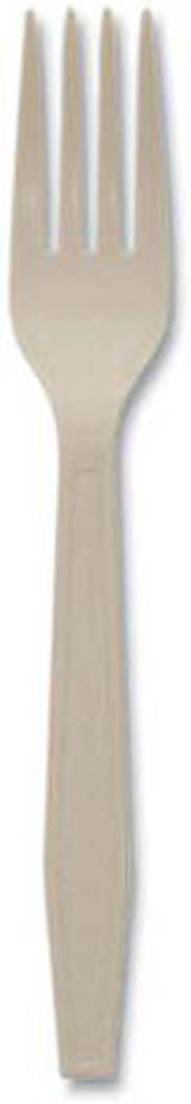 Main image of Pactiv EarthChoice PSM Cutlery, Fork, Tan, 1,000 Forks (PCTYPSMFTEC)