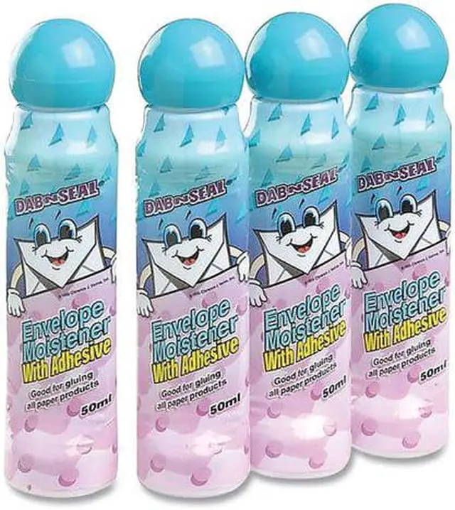 Alt view image 2 of 2 - Dab n' Seal Envelope Moistener with Adhesive 1.69 oz 4/Pack 56766