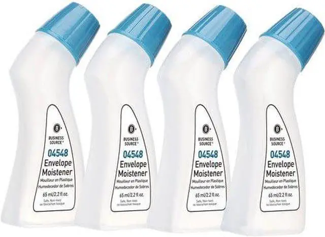 Alt view image 10 of 11 - Business Source Envelope Moistener - 2.20 fl oz - Blue - Fast-drying, Clog-free, Non-toxic