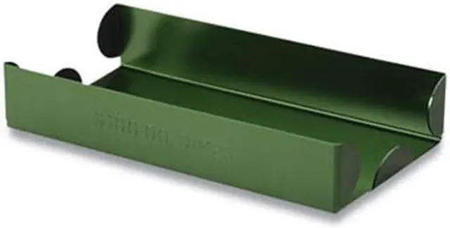 Alt view image 4 of 4 - METAL COIN TRAY, DIMES, 3.5 X 10 X 1.75, GREEN