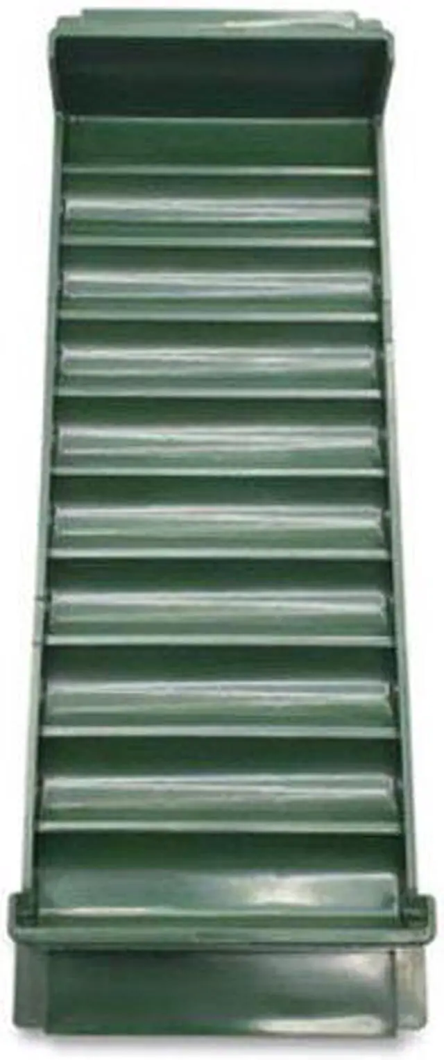 Alt view image 2 of 3 - STACKABLE PLASTIC COIN TRAY, DIMES, 3.75 X 11.5 X 1.5, GREEN, 2/PACK
