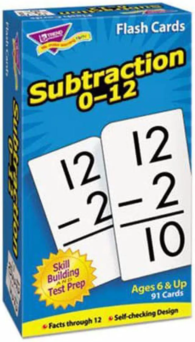 Alt view image 8 of 9 - Trend Skill Drill Flash Cards, 3 X 6, Subtraction T53103