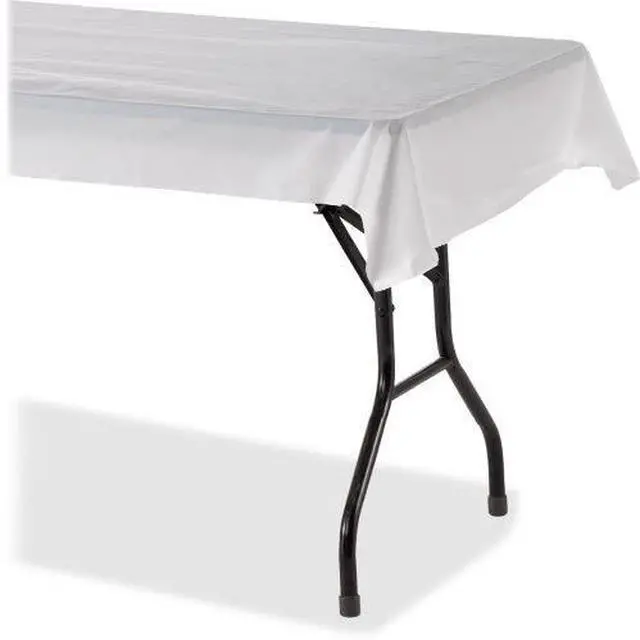 Alt view image 2 of 2 - Genuine Joe Banquet-size Plastic Tablecover