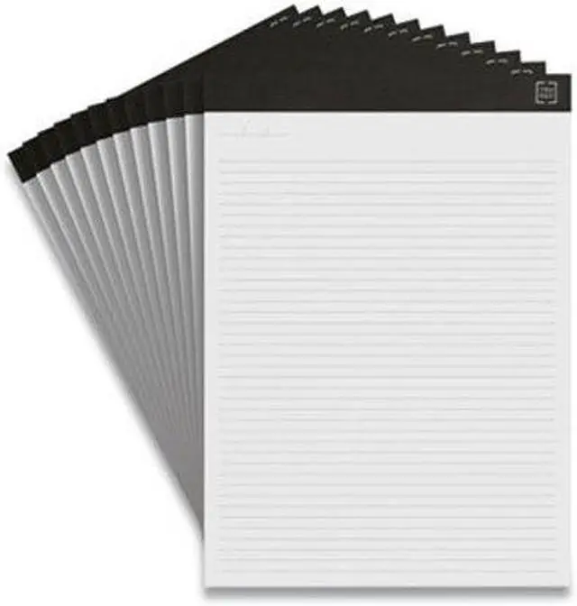 Alt view image 2 of 9 - TRU RED Notepads Narrow Rule White Sheets 8.5x11.75 50sht 12/Pack TR57384
