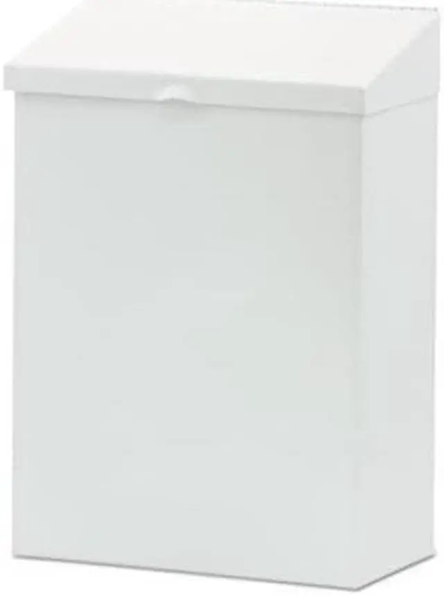 Alt view image 8 of 8 - Hospital Specialty Feminine Hygiene Waste Receptacle 8 1/4w x 4 1/2d x 11 5/8h