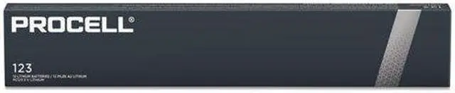Alt view image 4 of 6 - DURACELL Procell 3V 123 / DL123A / CR123A / EL123A Lithium Battery, 12-box