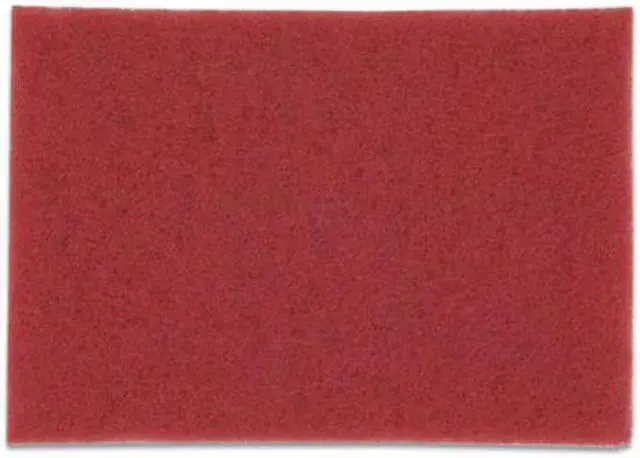 Alt view image 4 of 4 - 3M 5100 Buffing and Cleaning Pad,20 In,Red,PK5